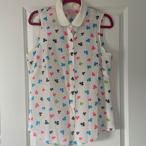 Lilly Pulitzer sleeveless silk blouse